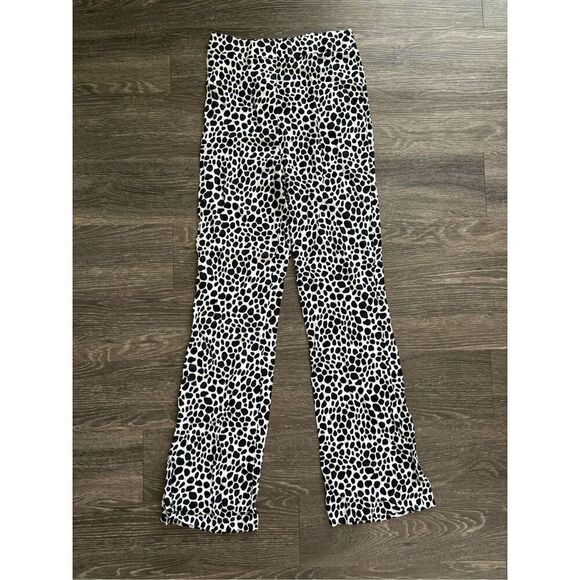 NWOT Miscreants London Black & White Animal Print High...